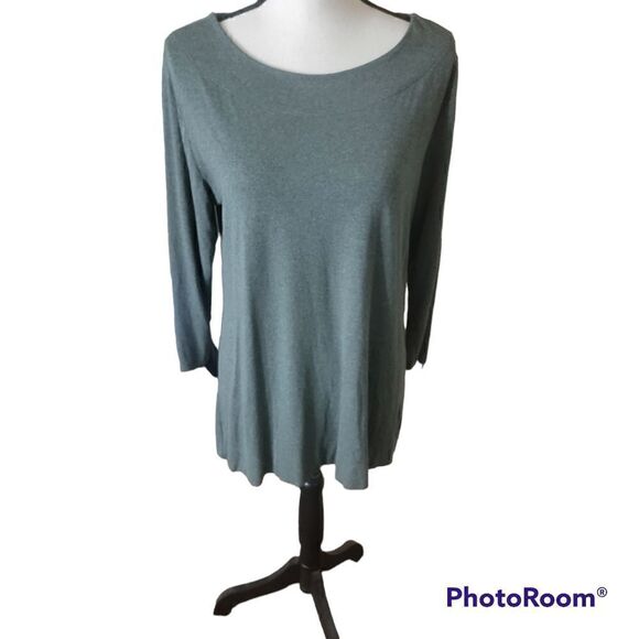 Soft Surroundings Tunic with Zipper Detail on the Arms. Size L. - Picture 1 of 7